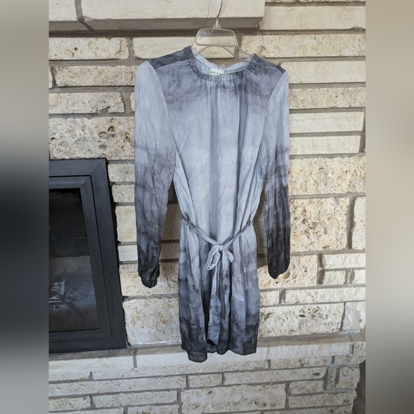 Cloth and Stone size small women's dress long sleeve gray - Picture 3 of 3